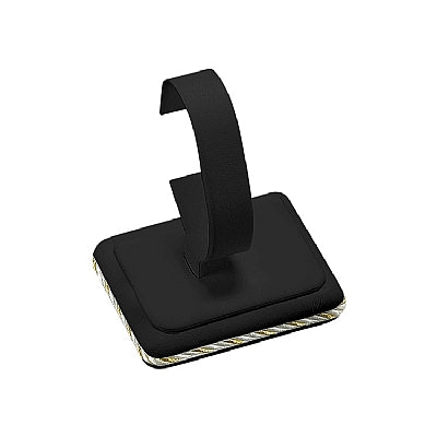 Leatherette Bangle Display with Rope Trimming