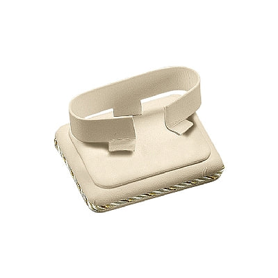 Leatherette Bangle Display with Rope Trimming