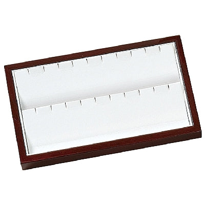 Leather & Wooden Earring Pad - (10)