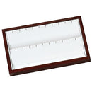 Leather & Wooden Earring Pad - (10)