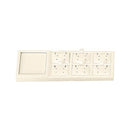 Leatherette Display Tray Insert - 6 Earrings / Pendants