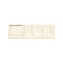 Leatherette Display Tray Insert - Three Earrings or Pendants