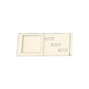 Leatherette & Wooden Display Tray Insert - 3 Rings