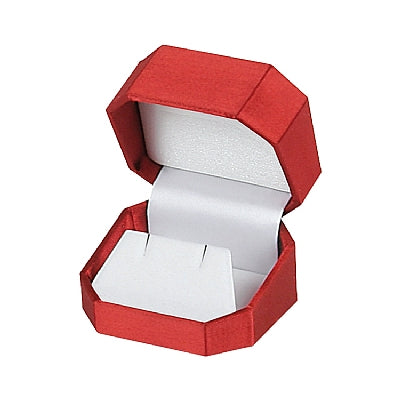 Velvet and Satin Single Earring Box with Bow