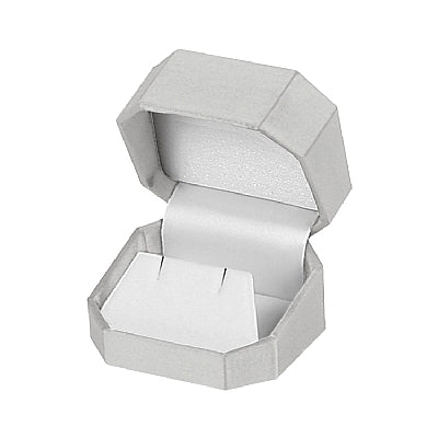 Velvet and Satin Single Earring Box with Bow