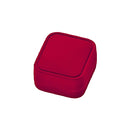 Suede Single Earring Box with White Interior