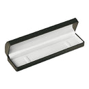 Leatherette Bracelet Box with Gold Accent and White Interior