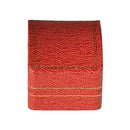 Leatherette Universal Box with Gold Accent and White Interior