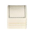 Leatherette Universal Box with Gold Accent and White Interior
