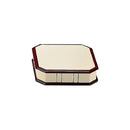 Leatherette and Rosewood Jewelry Pedestal Display