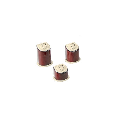 Leatherette & Wooden 3 Rings Display