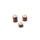 Leatherette & Wooden 3 Rings Display