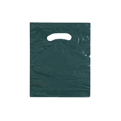 Green Double Die Cut Plastic Bag