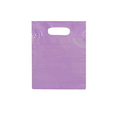 Lavender Double Die Cut Plastic Bag