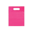 Pink Double Die Cut Plastic Bag