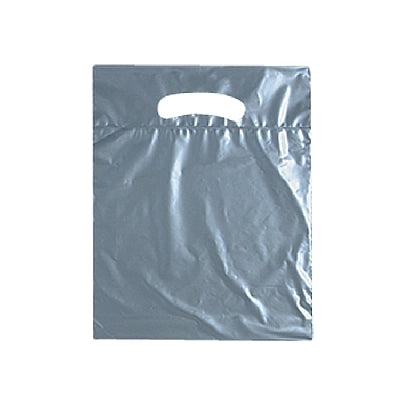 Silver Double Die Cut Plastic Bag