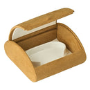 Suede Domed Bangle Box with White Suede Interior