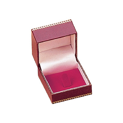 Leatherette Clip For Ring Box with Matching Insert and White Window