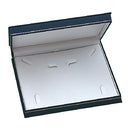 Lizard Skin Textured Leatherette Large Set Box with White Interior