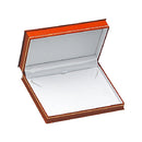 Lizard Skin Textured Leatherette Pearl Box with White Interior