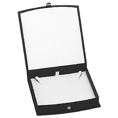 Lizard Skin Textured Leatherette Pearl Box with White Interior