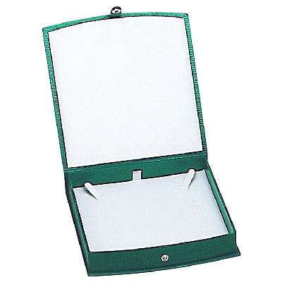 Lizard Skin Textured Leatherette Pearl Box with White Interior