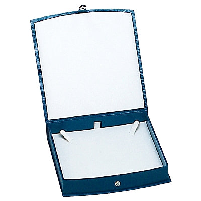 Lizard Skin Textured Leatherette Pearl Box with White Interior