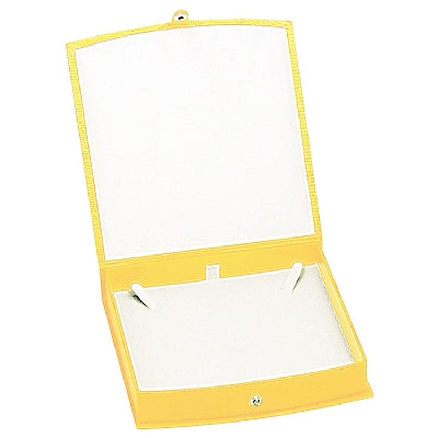 Lizard Skin Textured Leatherette Pearl Box with White Interior