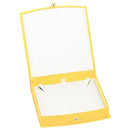 Lizard Skin Textured Leatherette Pearl Box with White Interior