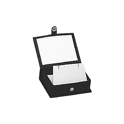 Lizard Skin Textured Leatherette Regular Pendant Box with White Interior