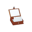 Lizard Skin Textured Leatherette Regular Pendant Box with White Interior