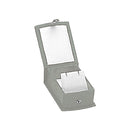 Lizard Skin Textured Leatherette Single Earring Box with White Interior