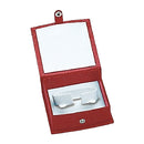 Lizard Skin Textured Leatherette Bangle Box with White Interior