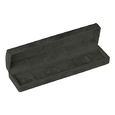 Suede Layout Watch Box with Domed Lids and Matching Interior