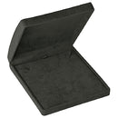 Suede Pearl Box with Domed Lids and Matching Interior