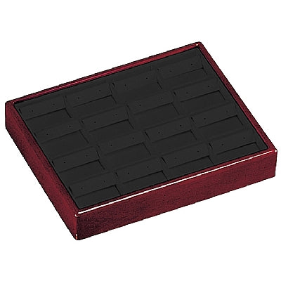 Genuine Wooden Tray with Earring Inserts