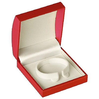 Paper Covered Universal Box with Gold Accent and White Interior