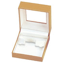Paper Covered Bangle Box with Window and Matching Interior