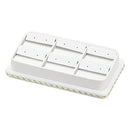 Leather Earring Display for 6 Pairs with Rope Trim