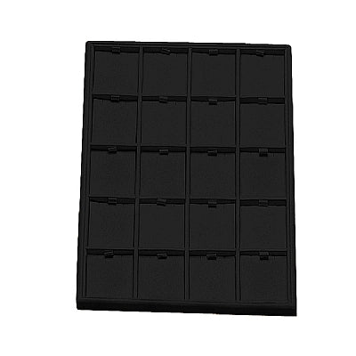 Leatherette Display Tray with 20 Pendant - Earring Pads