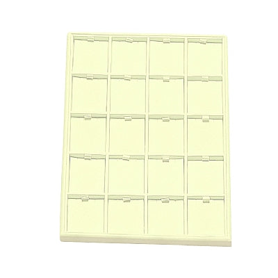 Leatherette Display Tray with 20 Pendant - Earring Pads