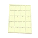 Leatherette Display Tray with 20 Pendant - Earring Pads