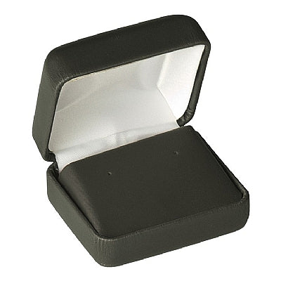 Leatherette Double Earring Box with Matching Leather-Feel Inserts