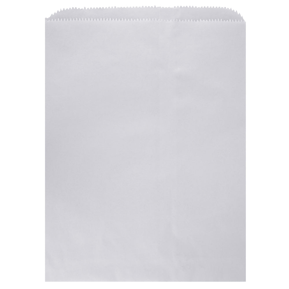 White Flat Paper Merchandise Bag