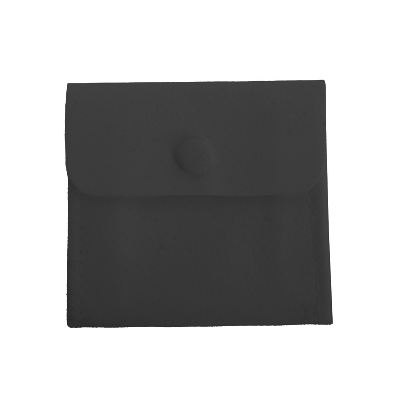 A La Carte Collection Microfiber Snap Pouch with Inner Divider