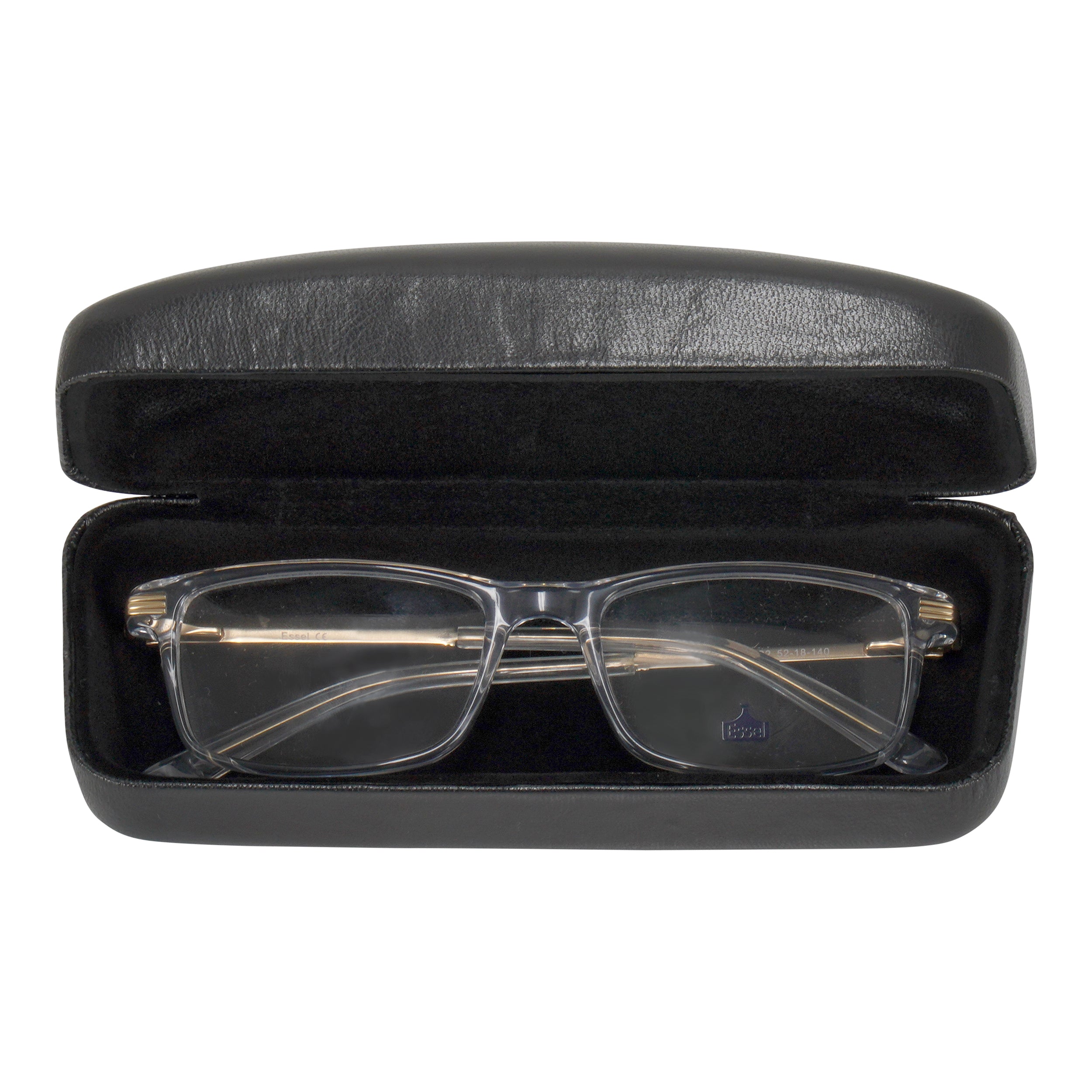 Extra Large Leatherette Clamshell Eyewear Case