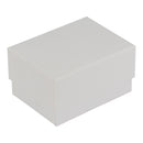 Double Ring Box Wrapped and Lined with Rich Nova Suede