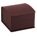 Leatherette Collar Watch Box Leatherette Interior with  Ribboned Packer