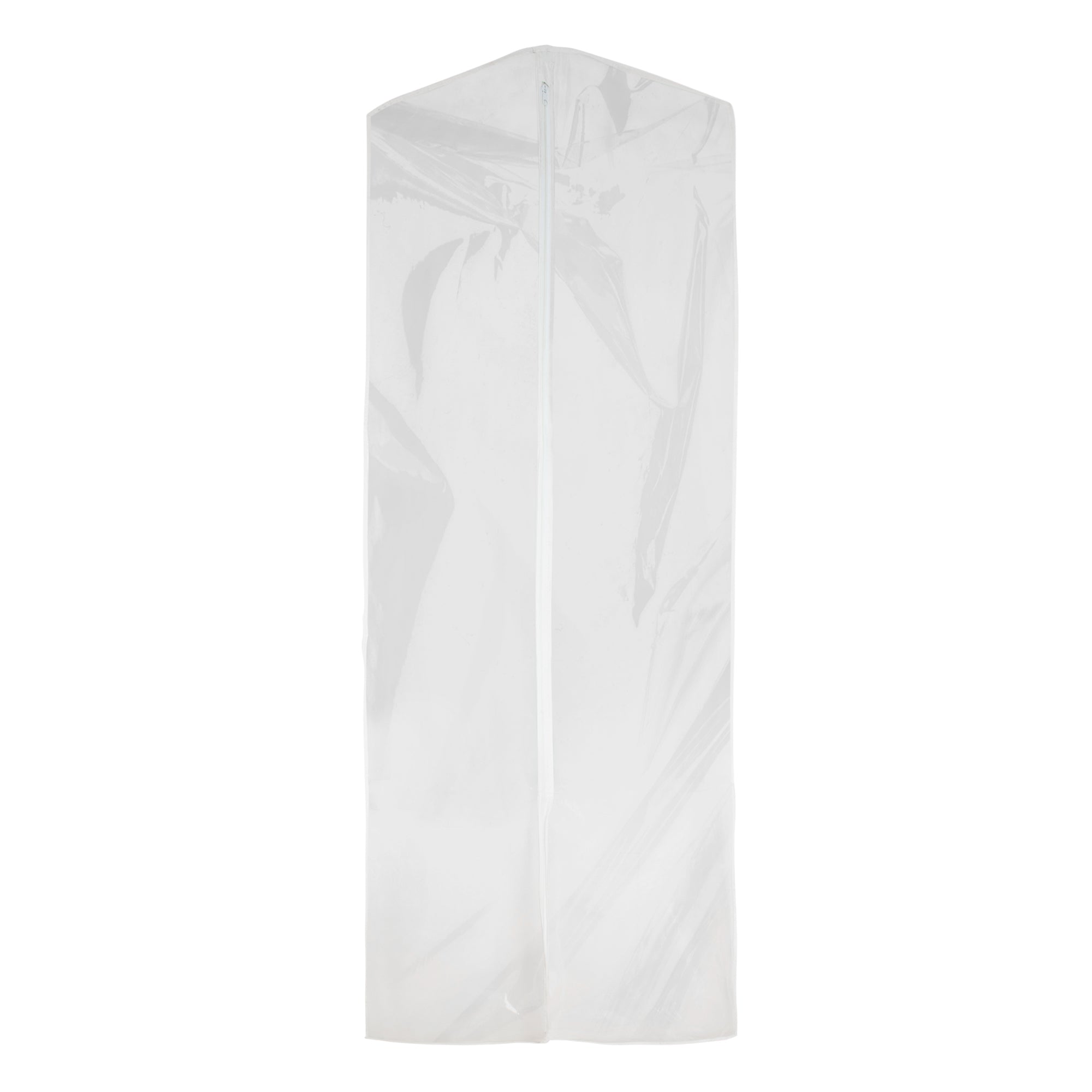 White and Clear Peva Garment Bag