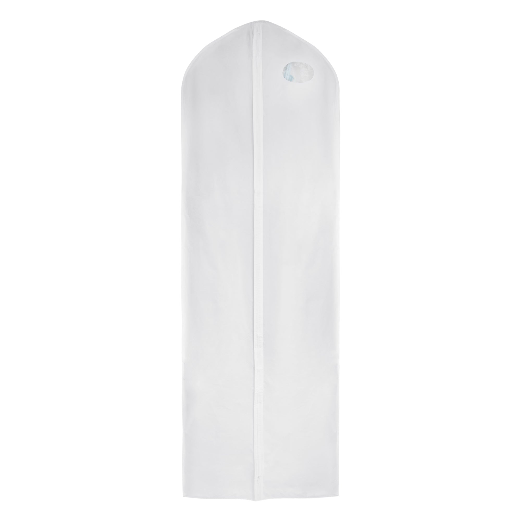 White and Clear Peva Garment Bag